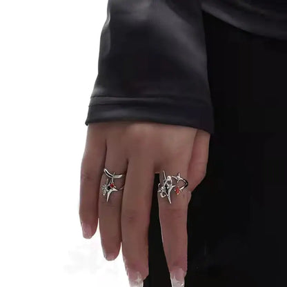 Star Adjustable Ring Set