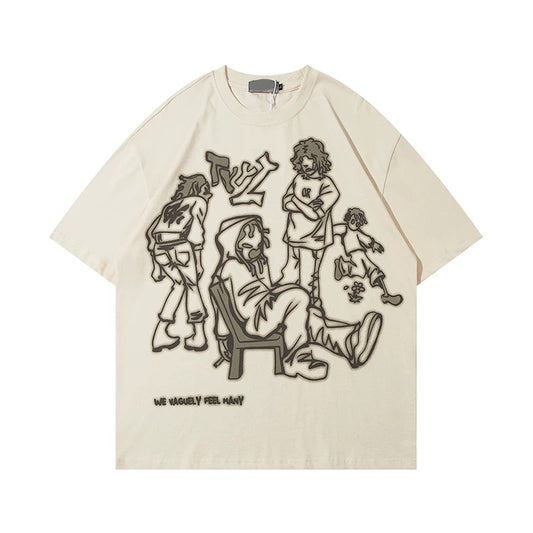 Japanese Streetwear Men T-Shirt