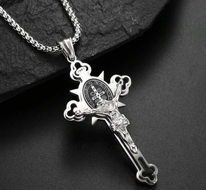 St. Benedict Crucifix Cross Pendants Necklace